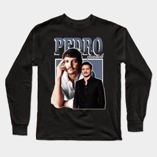 pedro pascal vintage bootleg Long Sleeve T-Shirt